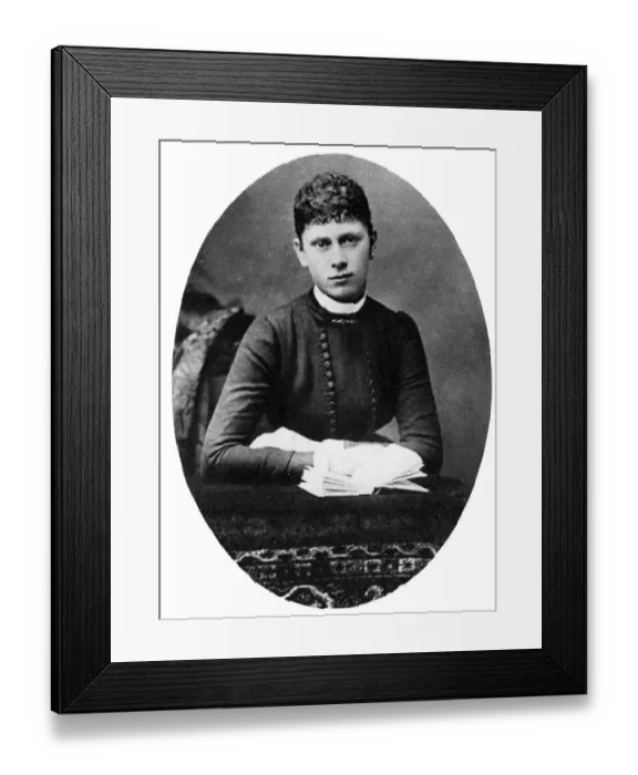 Framed Print : Queen Mary pictured as a young woman (born 1867) undated Framed Print : Queen Mary pictured as a young woman (born 1867) undated