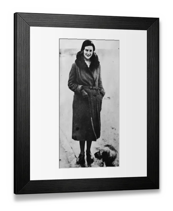 Framed Print : The Swedish royal romance. Miss Karin Nissvandt. 4 February 1931