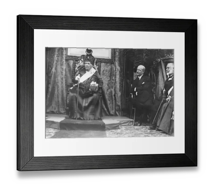 Framed Print : Installing a Royal Lady Mayor. The Infanta Donna Isabel de Bourbon, installed Framed Print : Installing a Royal Lady Mayor. The Infanta Donna Isabel de Bourbon, installed