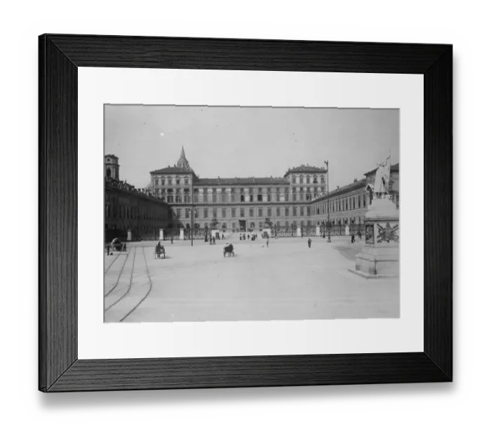 Framed Print : Princess Marie Joses future home. The Royal Palace at Turin, which will be Framed Print : Princess Marie Joses future home. The Royal Palace at Turin, which will be