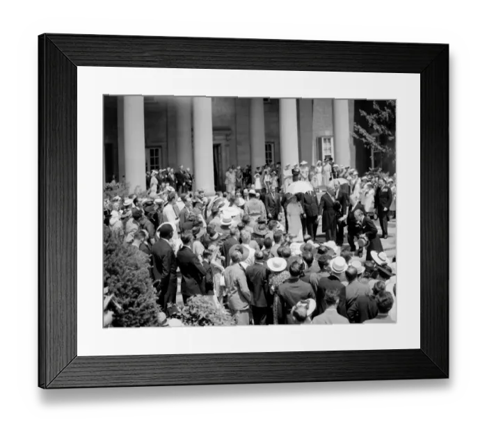 Framed Print : King George VI and Queen Elizabeth on their Canadian tour of 1939. The King Framed Print : King George VI and Queen Elizabeth on their Canadian tour of 1939. The King