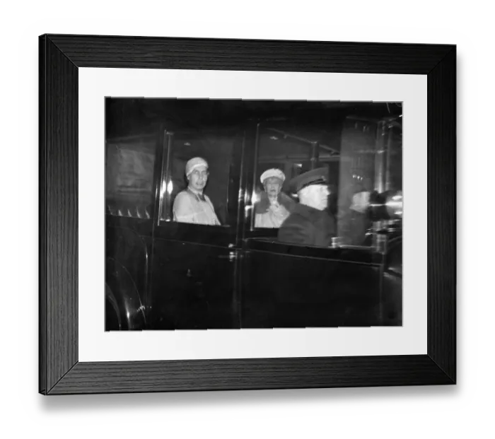 Framed Print : The Royal Wedding. Queen Mary and Princess Nicholas of Greece - mothers of