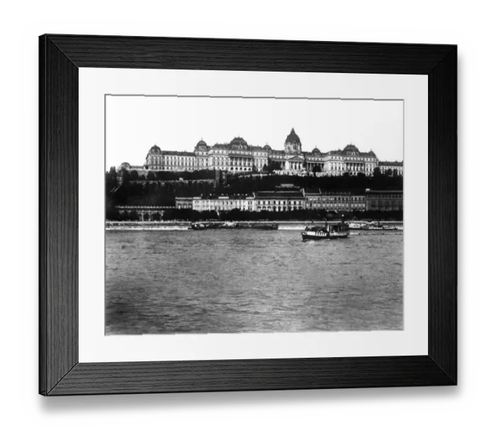 Framed Print : The Royal Palace Budapest, Hungary 1921 Framed Print : The Royal Palace Budapest, Hungary 1921
