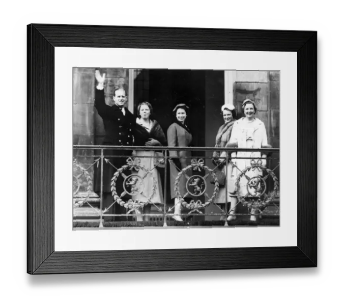 Framed Print : Amsterdam The Netherlands Three day state visit Queen and Prince Philip. Prince Philip
