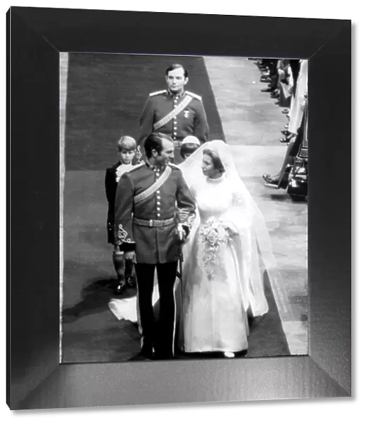 Wedding of Princess Anne to Captain Mark Phillips 1973