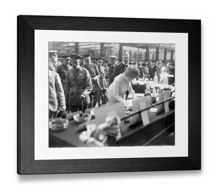 Framed Print : Royal visit to The West Riding. 1 June 1918 Framed Print : Royal visit to The West Riding. 1 June 1918