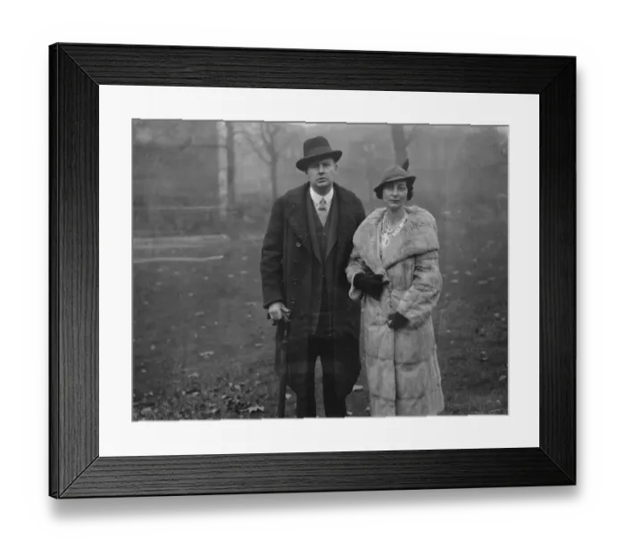 Framed Print : Sir Campbell Mitchell Cotts and Princess Helene de la Tremoille engaged. 5 November Framed Print : Sir Campbell Mitchell Cotts and Princess Helene de la Tremoille engaged. 5 November