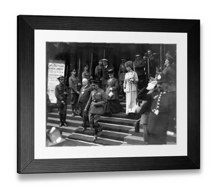Framed Print : Royal Tour of the West Riding. 1 June 1918 Framed Print : Royal Tour of the West Riding. 1 June 1918