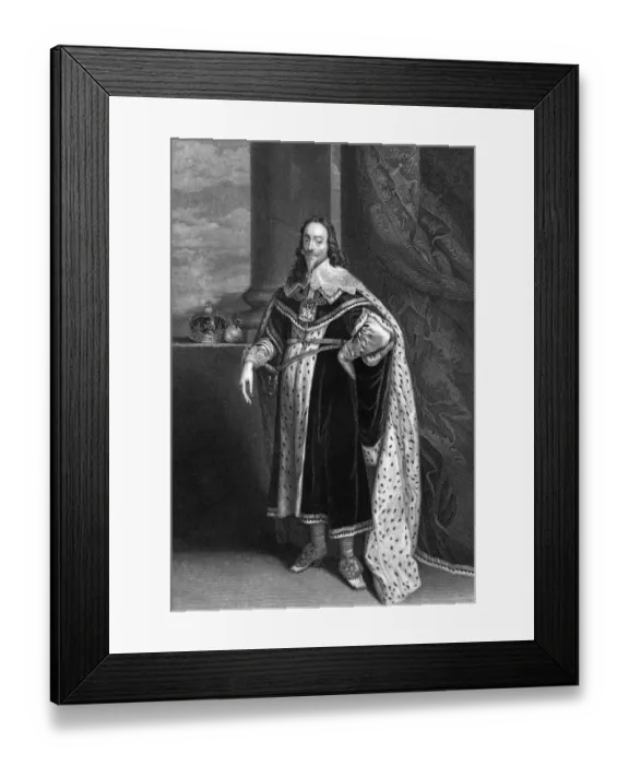 Framed Print : Charles 1st