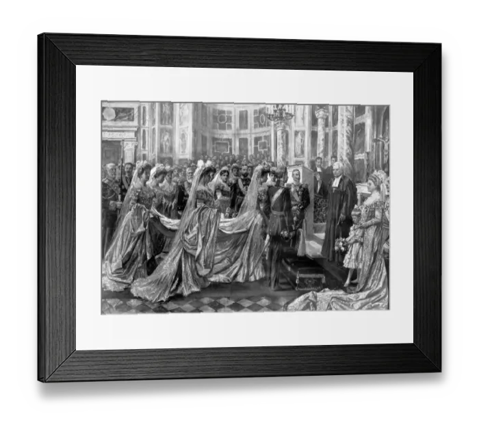 Framed Print : The Kaisers Heir at the altar: The Wedding of the Crown Prince and Duchess Cecilia Framed Print : The Kaisers Heir at the altar: The Wedding of the Crown Prince and Duchess Cecilia