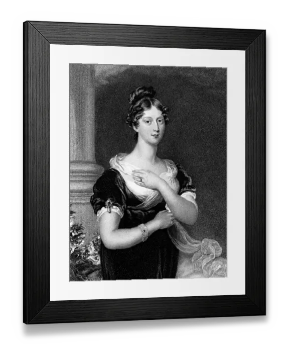 Framed Print : Her Royal Highness, The Princess Charlotte Caroline Augusta of Wales ( 7 January Framed Print : Her Royal Highness, The Princess Charlotte Caroline Augusta of Wales ( 7 January