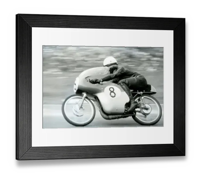 Framed Print : Brands Hatch, Kent: In Action on the Brands Hatch Racetrack June 11, 1962 is West