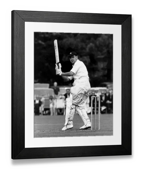Framed Print : Colin Cowdrey batting for Kent against Essex at Dover. 31st August 1967 Framed Print : Colin Cowdrey batting for Kent against Essex at Dover. 31st August 1967