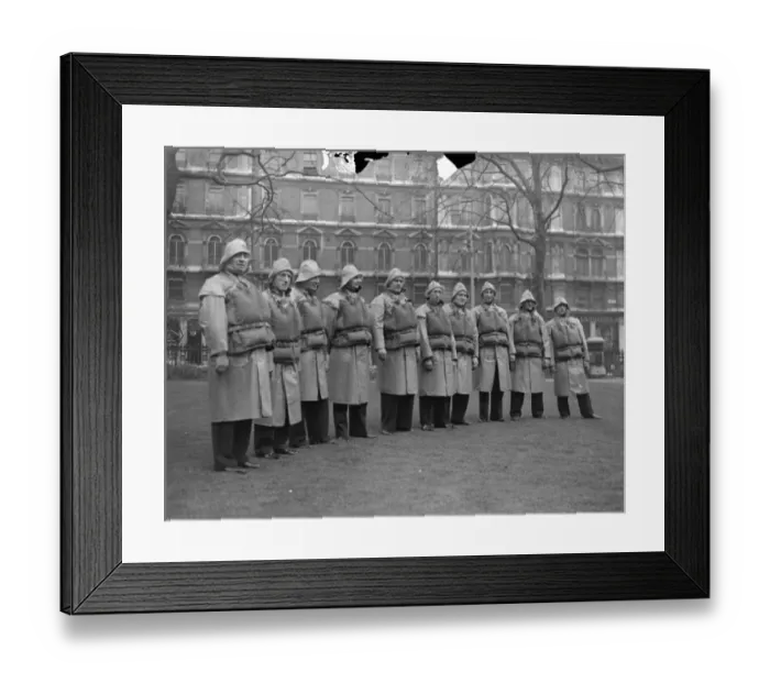 Framed Print : 10 lifeboat heroes are in London to receive medals and other awards for gallantry Framed Print : 10 lifeboat heroes are in London to receive medals and other awards for gallantry