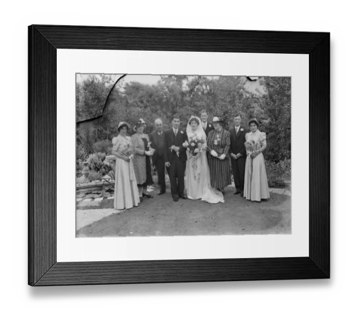 Framed Print : The wedding of Mr Francis William Elliston Erwood and Miss Vidam Cotton Cory in Sidcup, Kent Framed Print : The wedding of Mr Francis William Elliston Erwood and Miss Vidam Cotton Cory in Sidcup, Kent