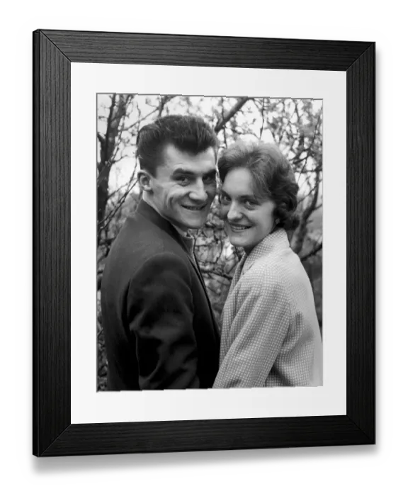 Framed Print : Brenda Barnes 17 of Kent and Paul Bodrogi 21 of Hungary have announced their engagement Framed Print : Brenda Barnes 17 of Kent and Paul Bodrogi 21 of Hungary have announced their engagement