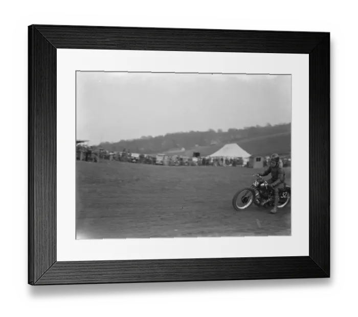 Framed Print : Brands Hatch on Easter Monday. 1937 Framed Print : Brands Hatch on Easter Monday. 1937