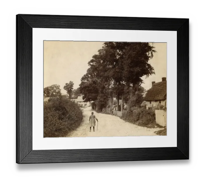 Framed Print : A rural street scene, Riverhead, Sevenoaks Framed Print : A rural street scene, Riverhead, Sevenoaks