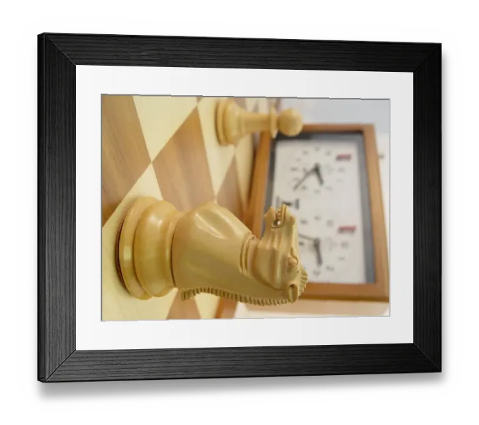 Framed Print : Jaques Classic Staughton Chess Set Close up of a white knight ?2005 TopFoto / Jaques Framed Print : Jaques Classic Staughton Chess Set Close up of a white knight ?2005 TopFoto / Jaques