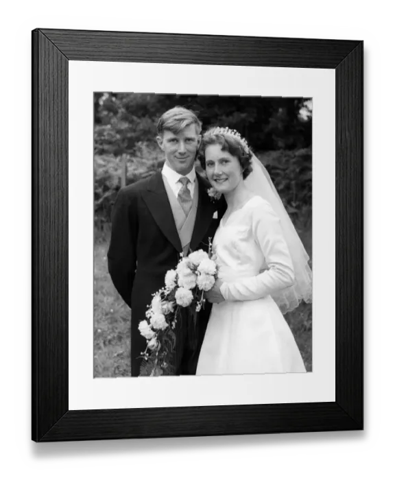 Framed Print : Miss Jennifer Ecclestone of Smarts Hill, near Penshurst, Kent, who was a nurse Framed Print : Miss Jennifer Ecclestone of Smarts Hill, near Penshurst, Kent, who was a nurse