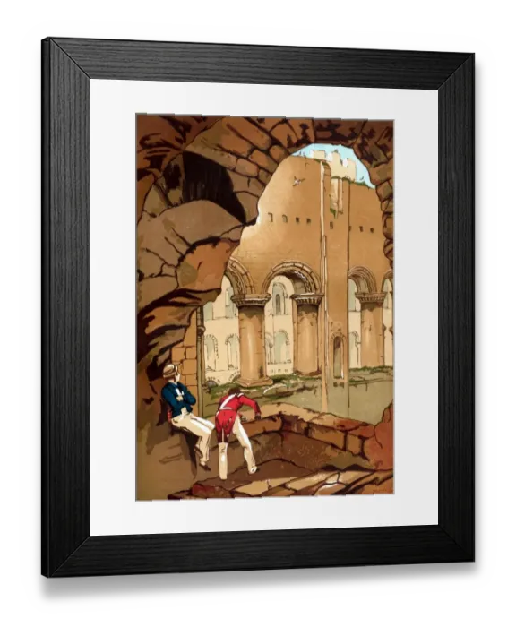 Framed Print : Rochester Castle (interior), Kent