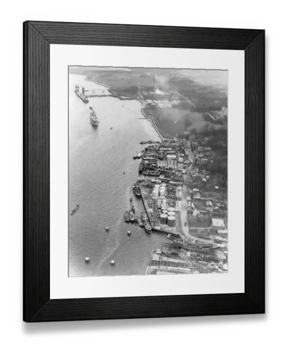 Framed Print : Aerial view of Greenhithe, Kent. 18th December 1958 Framed Print : Aerial view of Greenhithe, Kent. 18th December 1958