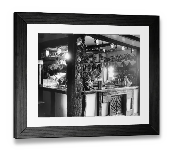 Framed Print : The Spotted Dog public house. Smarts Hill, Penshurst, Kent, England 10 July 1963 Framed Print : The Spotted Dog public house. Smarts Hill, Penshurst, Kent, England 10 July 1963