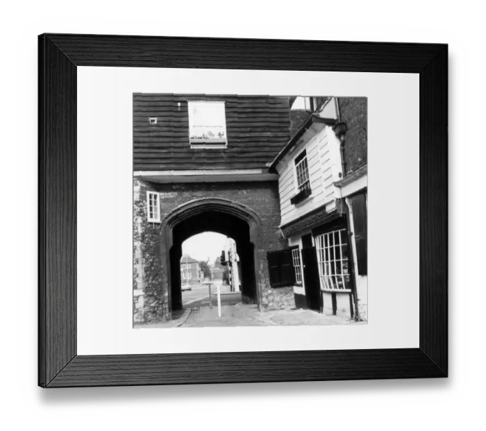 Framed Print : One of the old city gateways in Rochester Kent Framed Print : One of the old city gateways in Rochester Kent