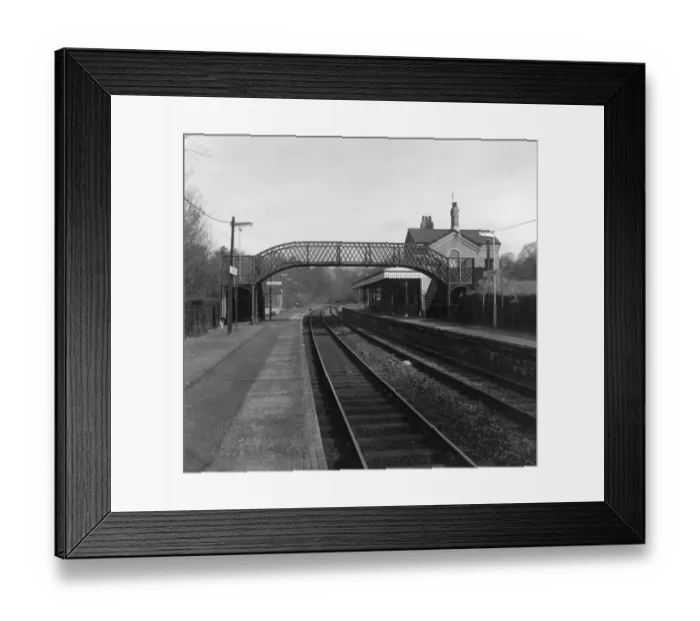 Framed Print : Cowden Station, Kent, England c. 1970s Credit: TopFoto Framed Print : Cowden Station, Kent, England c. 1970s Credit: TopFoto
