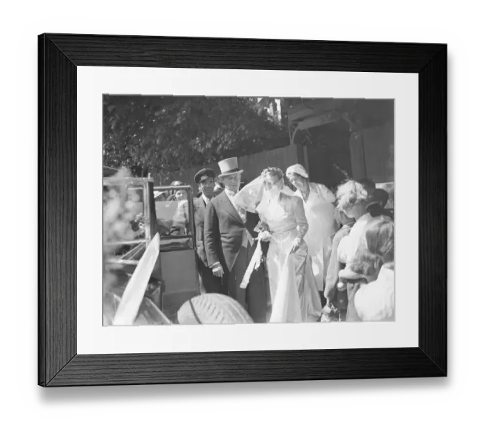 Framed Print : The wedding of Guy Farrr and Mary Stacey in Crayford, Kent. The bride Miss Stacy Framed Print : The wedding of Guy Farrr and Mary Stacey in Crayford, Kent. The bride Miss Stacy