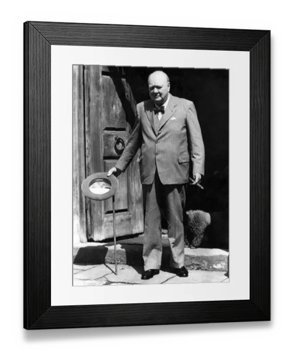 Framed Print : Churchill Goes to Chequers, 1953 This afternoon the Prime Minister left his private Framed Print : Churchill Goes to Chequers, 1953 This afternoon the Prime Minister left his private