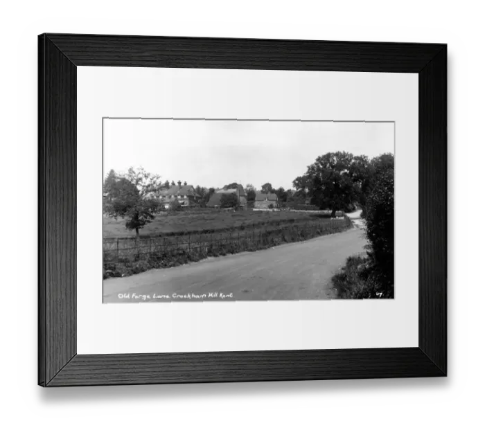Framed Print : Old Forge Lane Crockham Hill, Kent, England undated Framed Print : Old Forge Lane Crockham Hill, Kent, England undated
