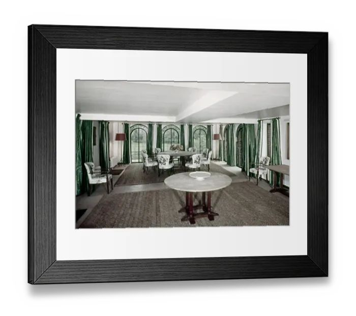 Framed Print : Chartwell, home of Sir Winston Churchill The Dining Room Framed Print : Chartwell, home of Sir Winston Churchill The Dining Room