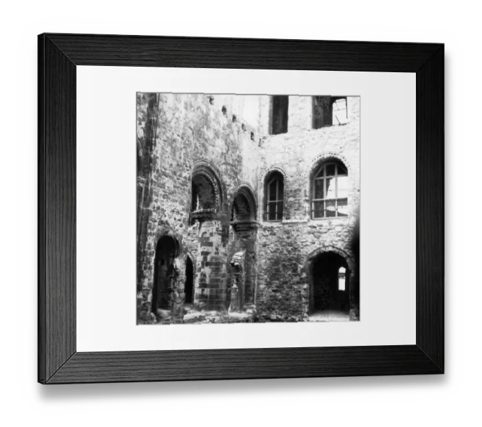 Framed Print : Inside the Castle Keep Rochester Kent