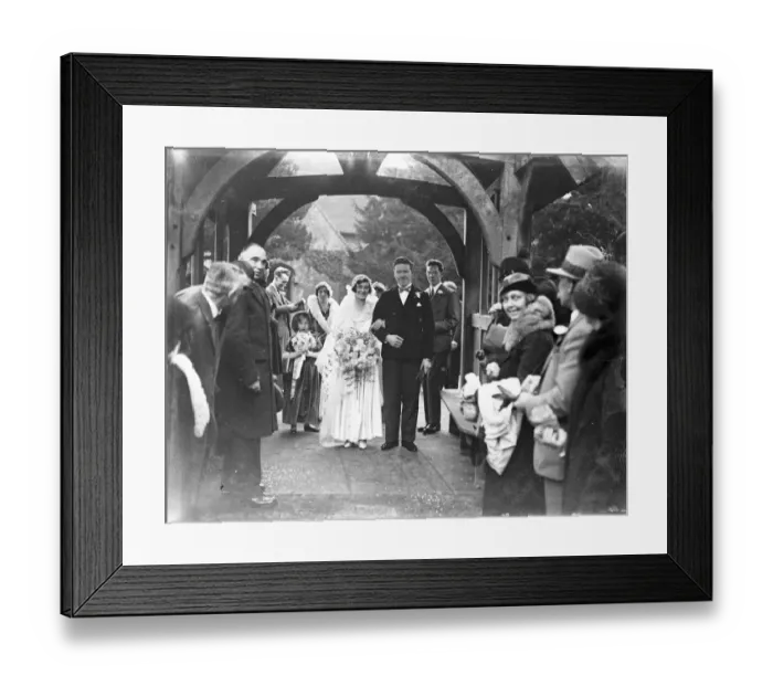 Framed Print : Rising Miss (marriage) 1933 Framed Print : Rising Miss (marriage) 1933
