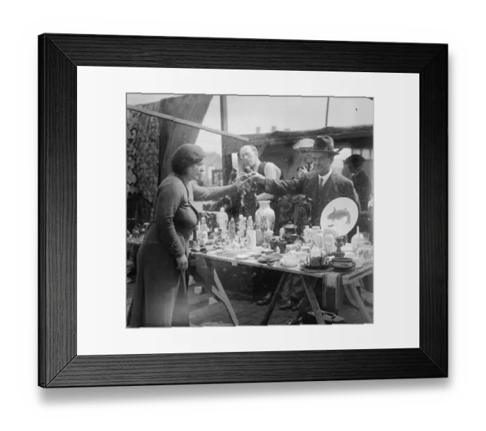 Framed Print : Princess Royal goes shopping at Caledonian market. The Princess Royal went shopping Framed Print : Princess Royal goes shopping at Caledonian market. The Princess Royal went shopping