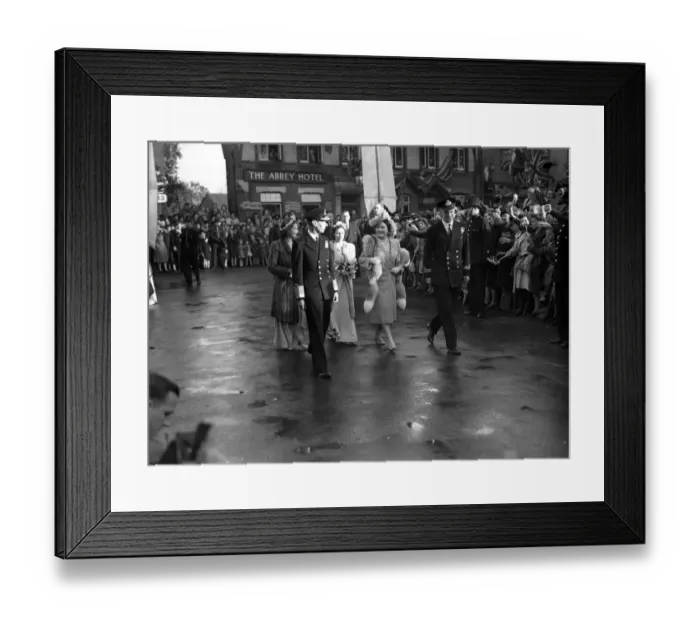 Framed Print : Three Royal Princesses were bridesmaids at the wedding of the Hon. Patricia Mountbatten Framed Print : Three Royal Princesses were bridesmaids at the wedding of the Hon. Patricia Mountbatten