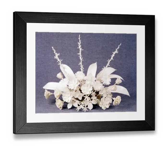 Framed Print : Royal Worcester China Flowers Framed Print : Royal Worcester China Flowers