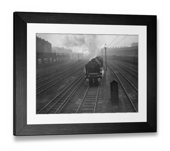 Framed Print : Great Express starts on record breaking dash to Scotland. The famous Royal Scot