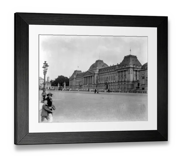 Framed Print : Brussels The Royal Palace Framed Print : Brussels The Royal Palace