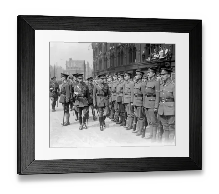 Framed Print : Royal visit to The West Riding. 1 June 1918 Framed Print : Royal visit to The West Riding. 1 June 1918