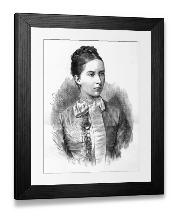 Framed Print : Princess Charlotte of Prussia, Granddaughter of Queen Victoria. Princess Charlotte Framed Print : Princess Charlotte of Prussia, Granddaughter of Queen Victoria. Princess Charlotte