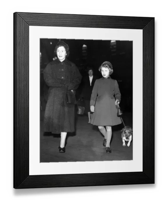 Framed Print : Miss Katharine Peebles, governess to the royal children. Here Miss Peebles is Framed Print : Miss Katharine Peebles, governess to the royal children. Here Miss Peebles is