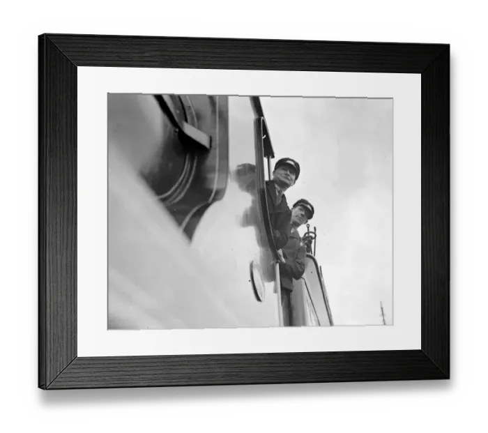 Framed Print : The first part of the royal journey to Canada in America. Driver Thomas Earnest Framed Print : The first part of the royal journey to Canada in America. Driver Thomas Earnest