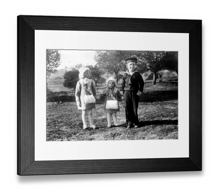 Framed Print : Spain Royal Children Christmas Outing The Prince of the Asturias with Infanta Cristine Framed Print : Spain Royal Children Christmas Outing The Prince of the Asturias with Infanta Cristine