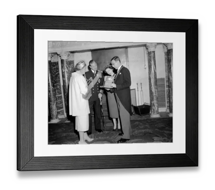 Framed Print : Amsterdam The Netherlands Three day state visit Queen and Prince Philip. Mayor of Amsterdam Framed Print : Amsterdam The Netherlands Three day state visit Queen and Prince Philip. Mayor of Amsterdam