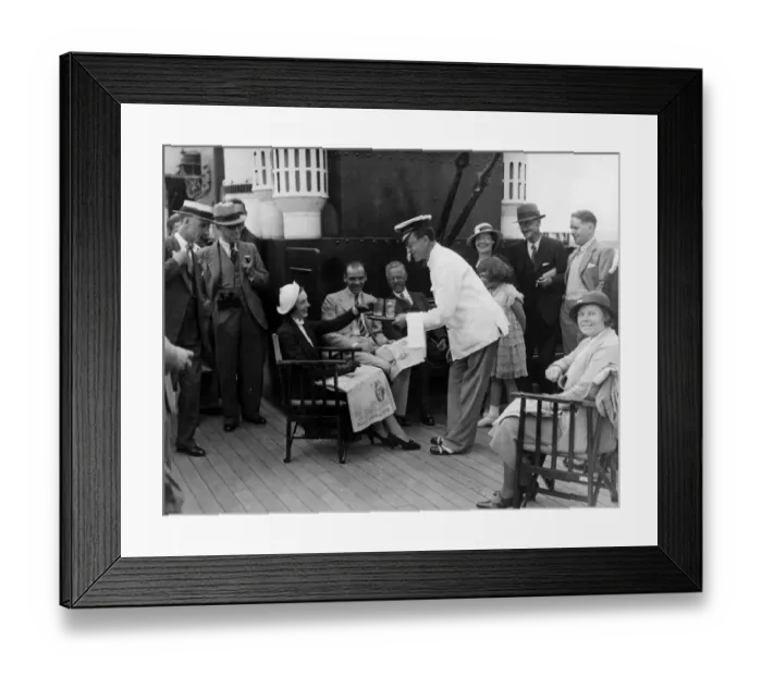 Framed Print : The Royal Eagle. New idea to keep the trippers happy, Royal eagle stages a cabaret Framed Print : The Royal Eagle. New idea to keep the trippers happy, Royal eagle stages a cabaret