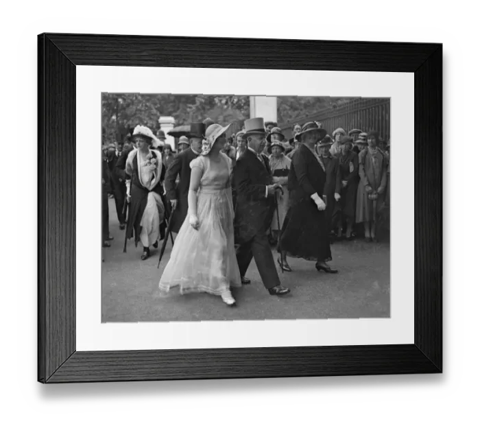 Framed Print : Nine thousand guests at royal garden party at Buckingham Palace. There were about Framed Print : Nine thousand guests at royal garden party at Buckingham Palace. There were about
