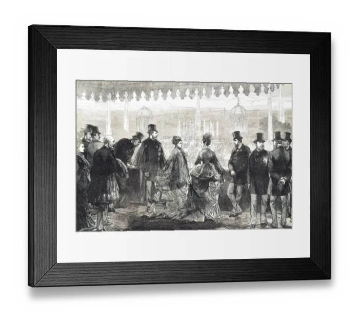 Framed Print : Czar Alexander II and the Royal party at The Crystal Palace 23rd May 1874 Framed Print : Czar Alexander II and the Royal party at The Crystal Palace 23rd May 1874
