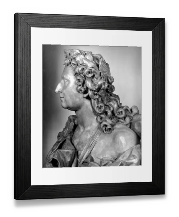 Framed Print : Bust of Louis XV (1710-1774), King of France from 1715, by Lambert Sigisbert Adam Le Vau Framed Print : Bust of Louis XV (1710-1774), King of France from 1715, by Lambert Sigisbert Adam Le Vau